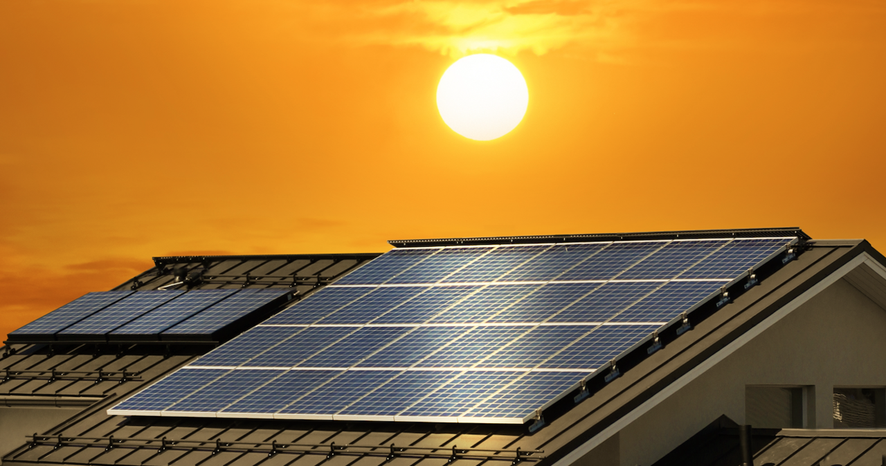 Solar rooftop installation in Dubai